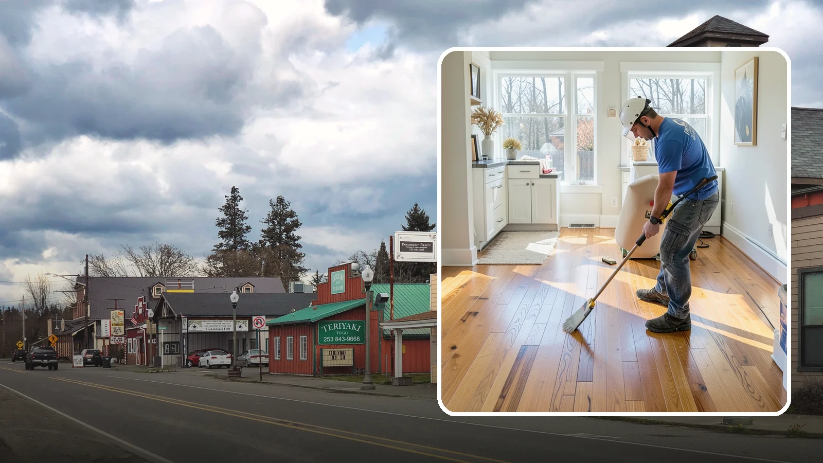 Hardwood Refinishing in Roy, Pierce County, WA - Hardwood refinishing that sands away decades of wear and brings solid wood floors back to life.