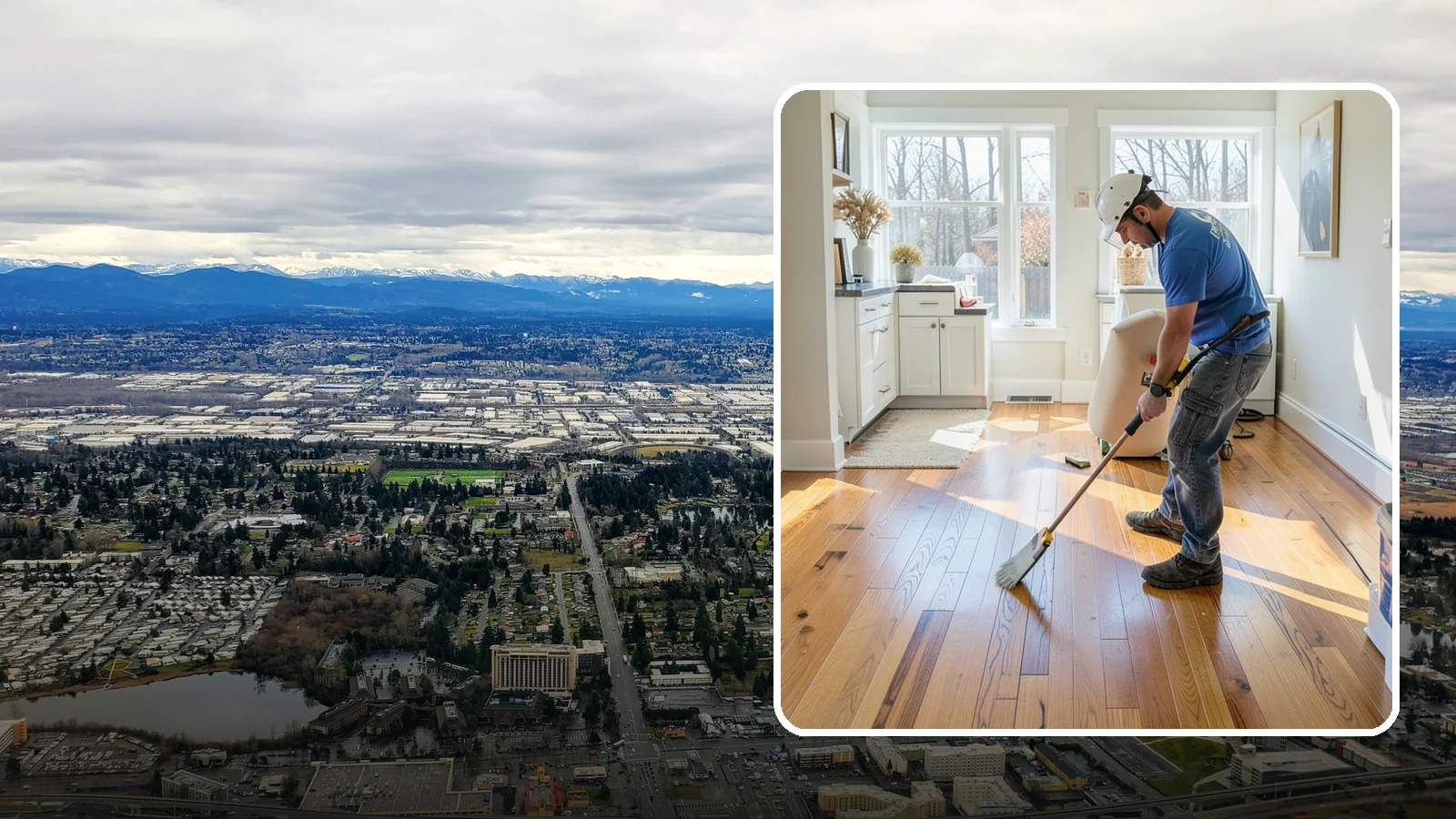 Hardwood Refinishing in SeaTac, King County, WA - Hardwood refinishing that sands away decades of wear and brings solid wood floors back to life.