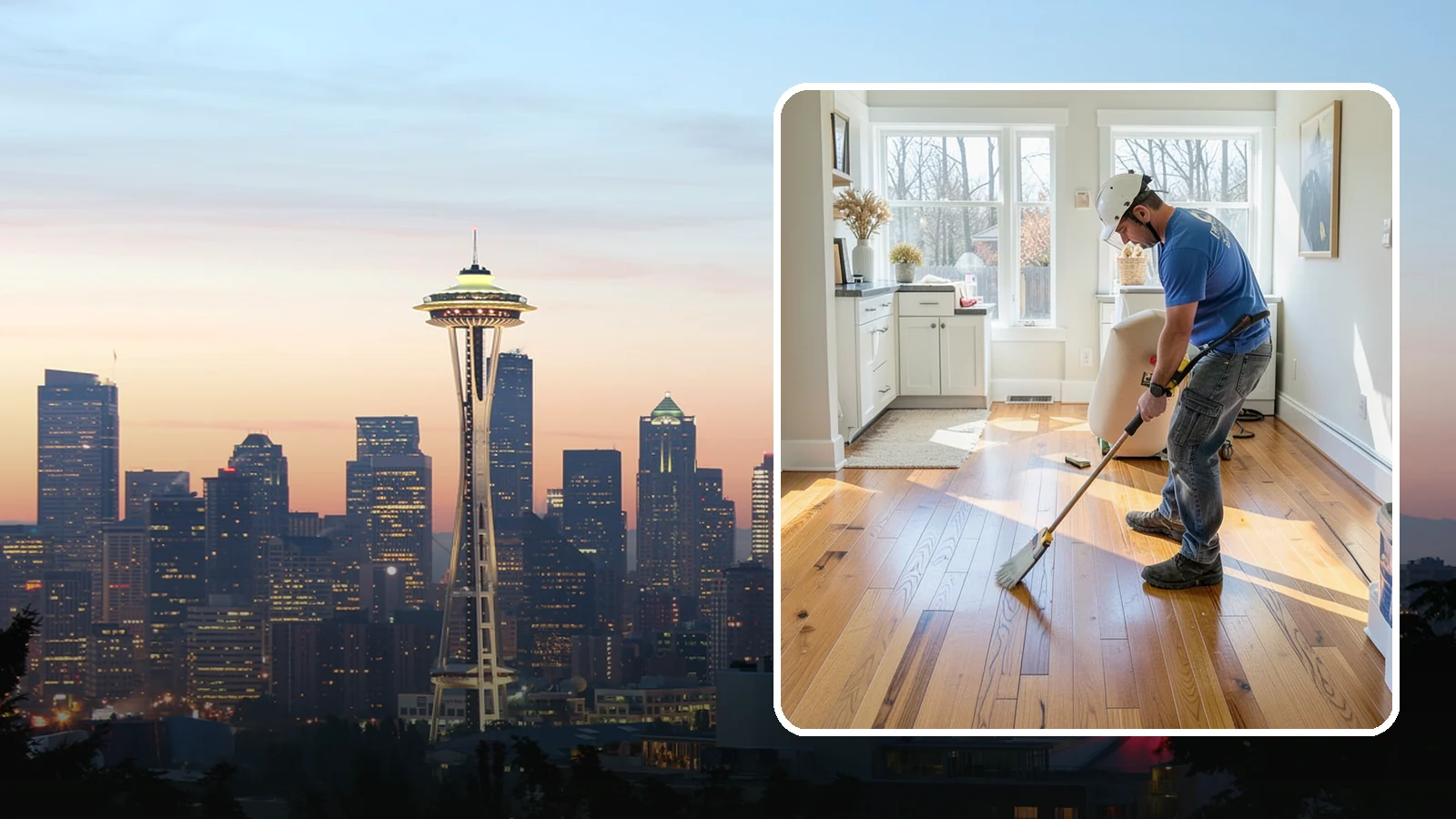 Hardwood Refinishing in Seattle, King County, WA - Hardwood refinishing that sands away decades of wear and brings solid wood floors back to life.