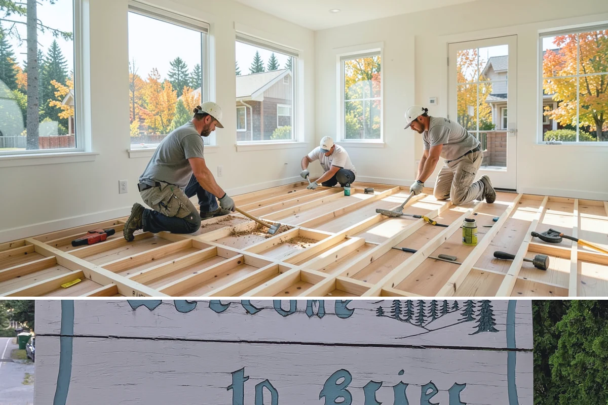 Header Installation in Brier, Snohomish County, WA - Header work happens year-round