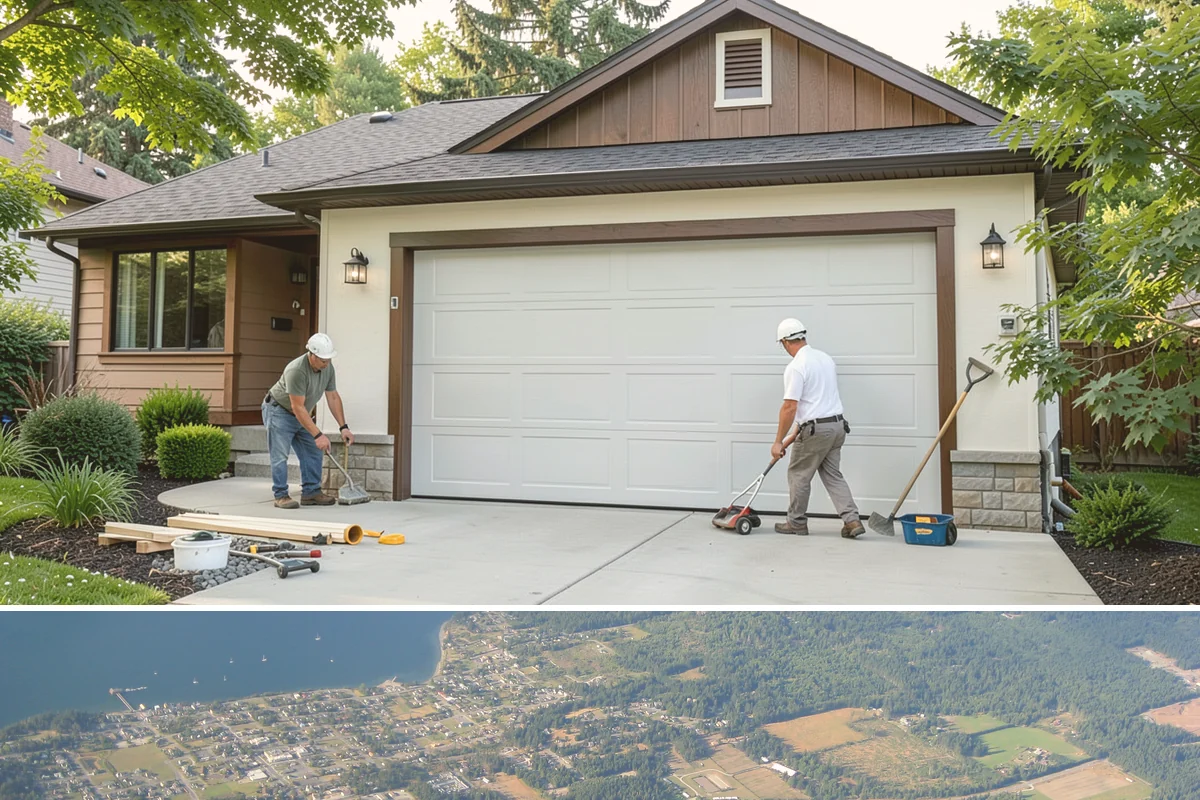 Header Installation in Coupeville, Island County, WA - Header work happens year-round