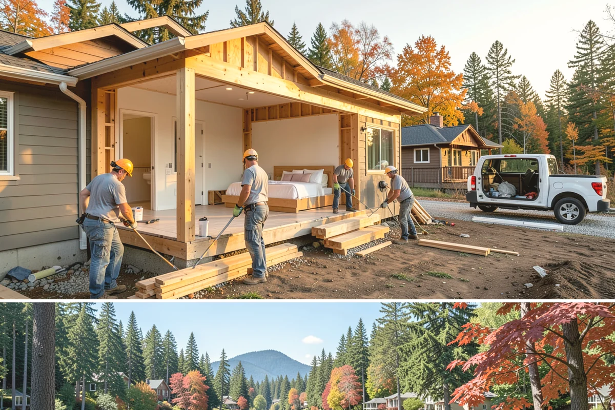 Header Installation in Covington, King County, WA - Header work happens year-round