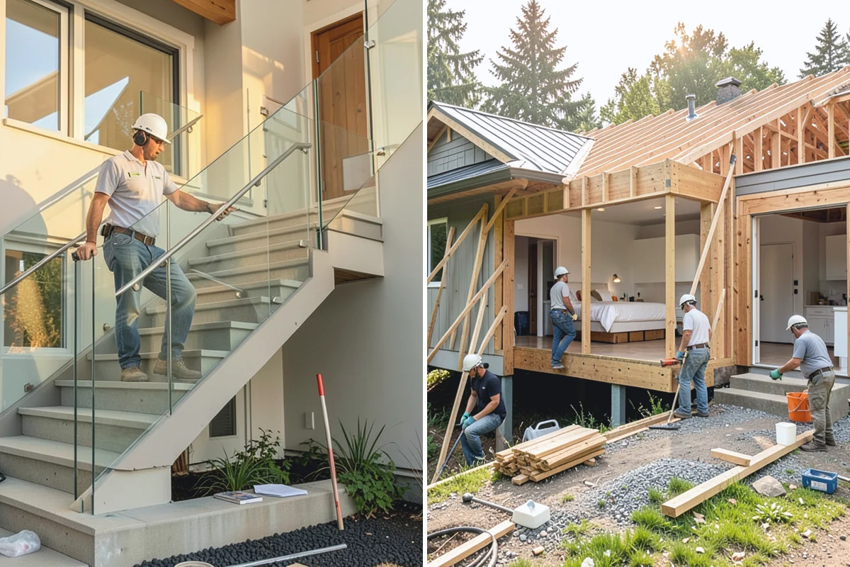Header Installation in Des Moines, King County, WA - Calculate the load and span to size the correct header