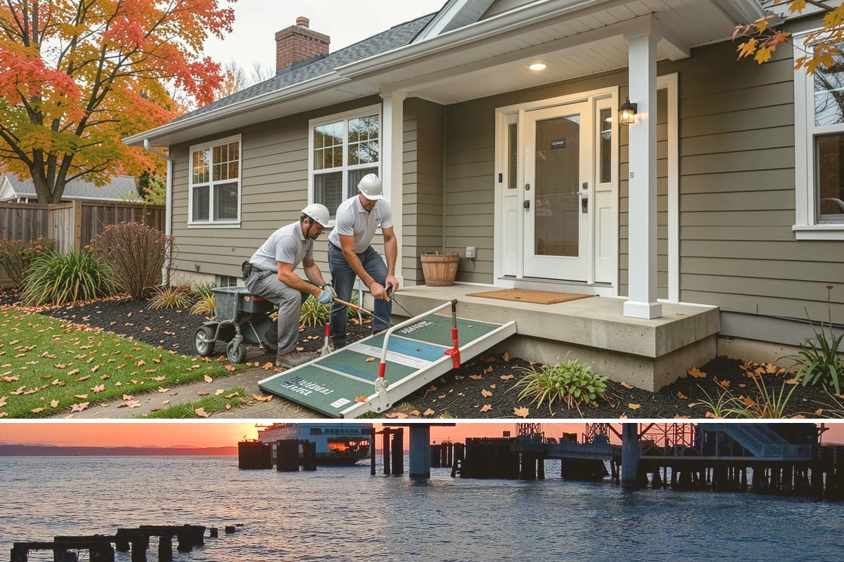 Header Installation in Edmonds, Snohomish County, WA - Header work happens year-round