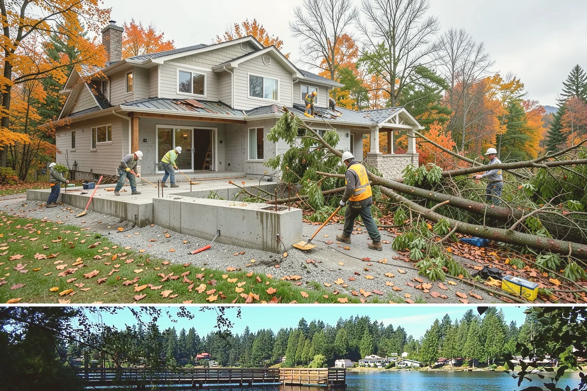 Header Installation in Federal Way, King County, WA - Header work happens year-round