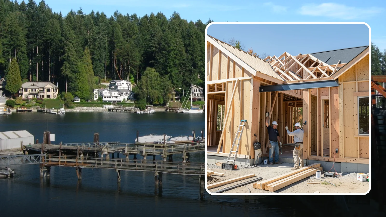 Header Installation in Gig Harbor, Pierce County, WA - We install and size the beams over your doors, windows, and openings so loads bridge safely around the gap.