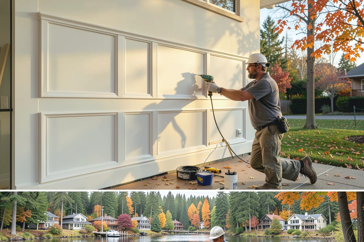 Header Installation in La Conner, Skagit County, WA - Header work happens year-round