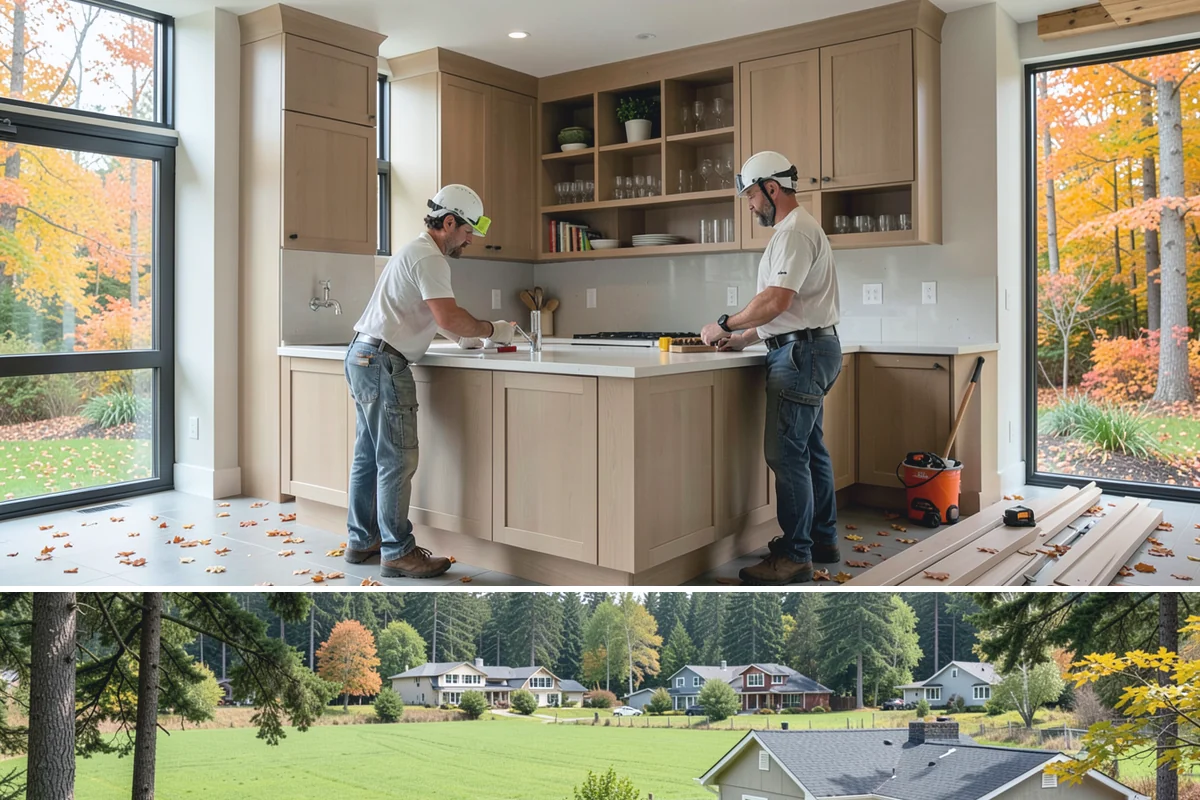Header Installation in Lyman, Skagit County, WA - Header work happens year-round