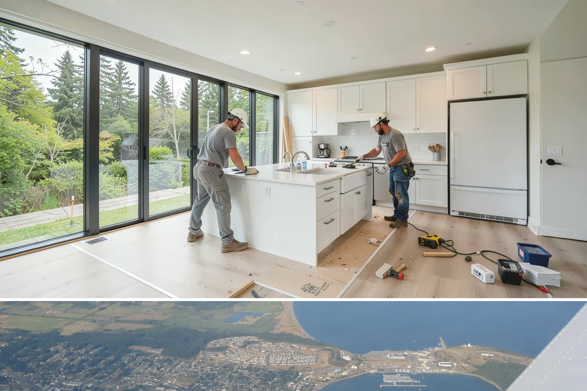 Header Installation in Oak Harbor, Island County, WA - Header work happens year-round