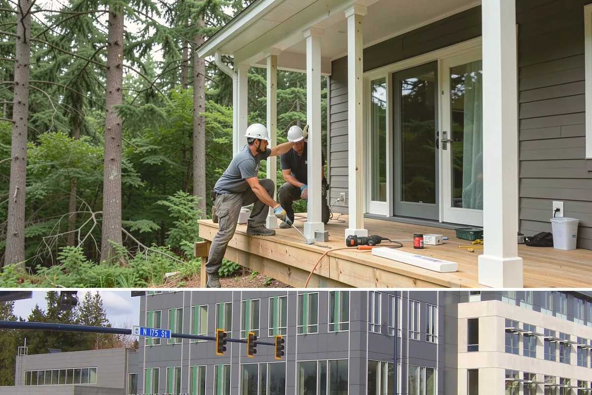 Header Installation in Shoreline, King County, WA - Header work happens year-round