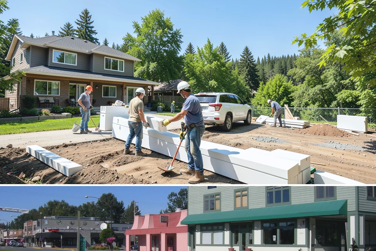 Header Installation in Snoqualmie, King County, WA - Header work happens year-round