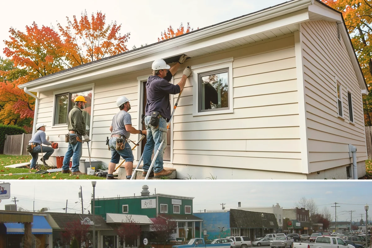 Header Installation in Stanwood, Snohomish County, WA - Header work happens year-round