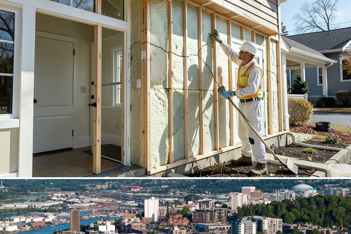 Header Installation in Tacoma, Pierce County, WA - Header work happens year-round