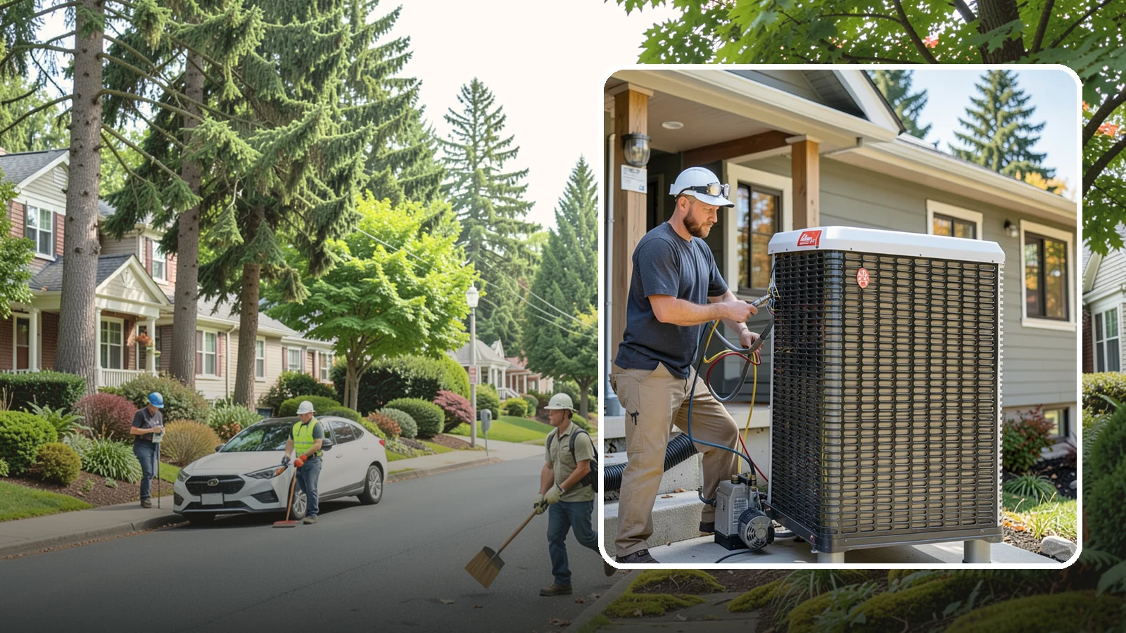 Heat Pump Installation in Beaux Arts Village, King County, WA - We install energy-efficient heat pumps that provide both heating and cooling ideal for the mild Puget Sound climate.