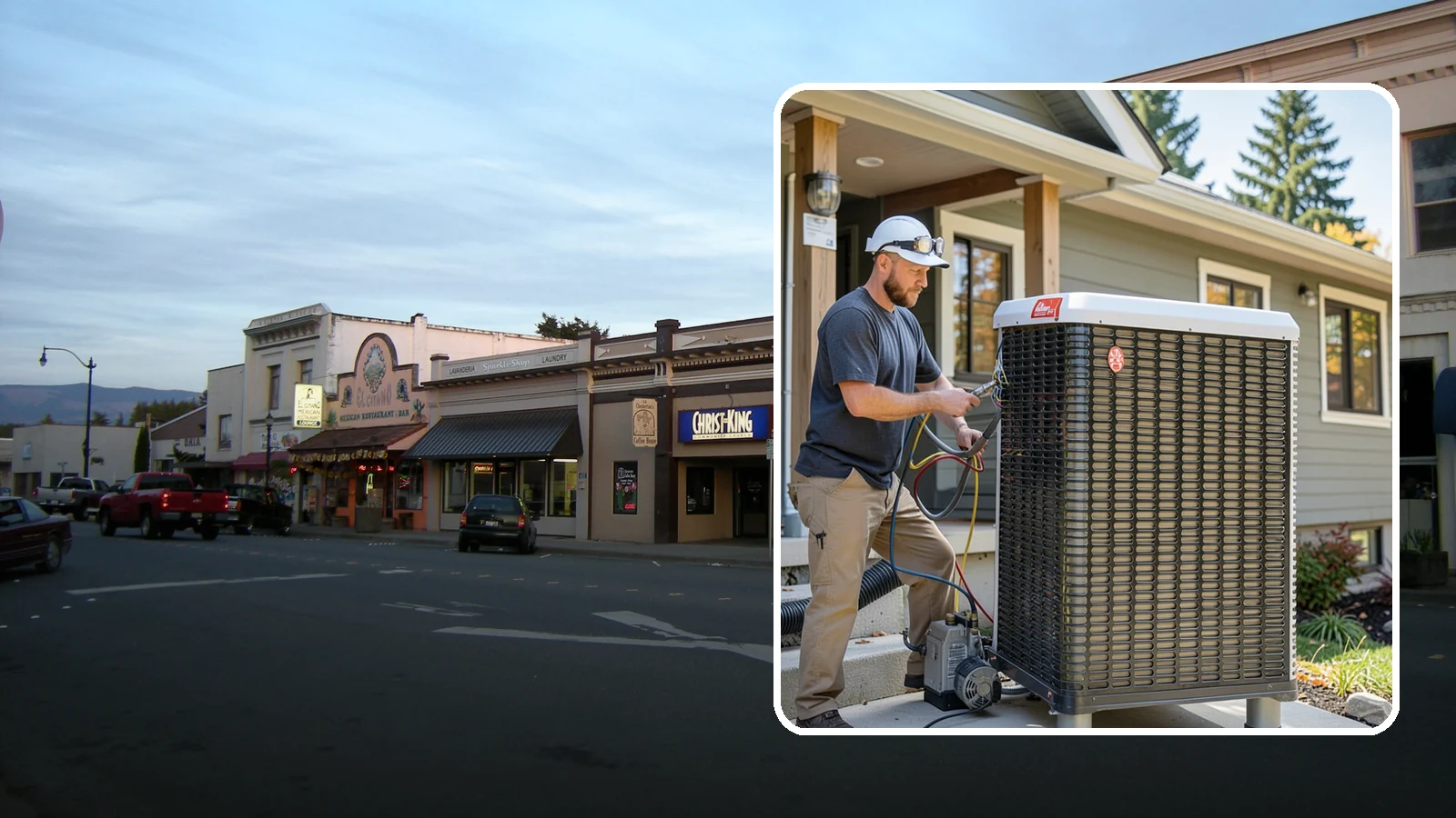 Heat Pump Installation in Burlington, Skagit County, WA - We install energy-efficient heat pumps that provide both heating and cooling ideal for the mild Puget Sound climate.