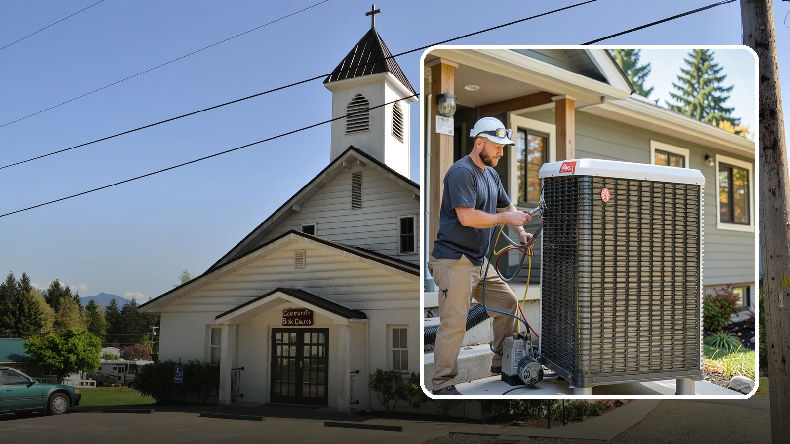 Heat Pump Installation in Concrete, Skagit County, WA - We install energy-efficient heat pumps that provide both heating and cooling ideal for the mild Puget Sound climate.