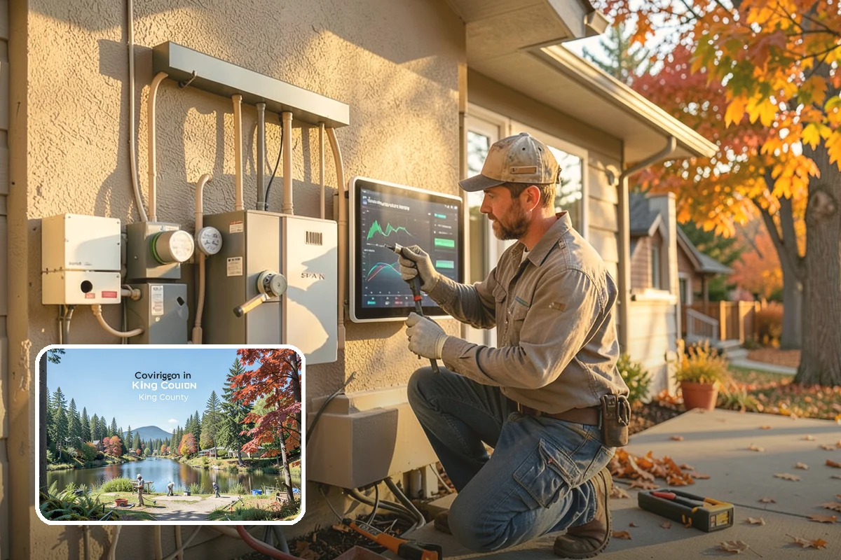 Heat Pump Installation in Covington, King County, WA - One system provides efficient heating and cooling