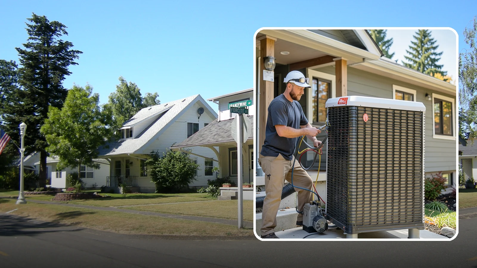 Heat Pump Installation in DuPont, Pierce County, WA - We install energy-efficient heat pumps that provide both heating and cooling ideal for the mild Puget Sound climate.