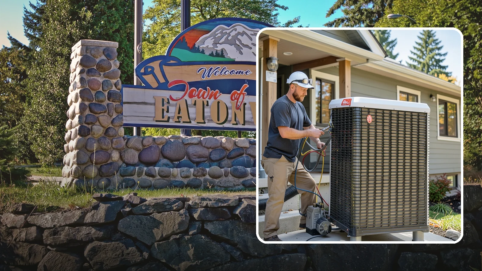 Heat Pump Installation in Eatonville, Pierce County, WA - We install energy-efficient heat pumps that provide both heating and cooling ideal for the mild Puget Sound climate.