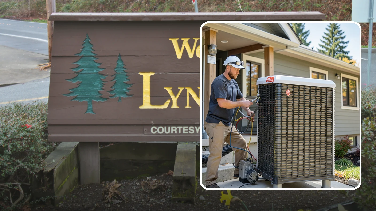 Heat Pump Installation in Lynnwood, Snohomish County, WA - We install energy-efficient heat pumps that provide both heating and cooling ideal for the mild Puget Sound climate.