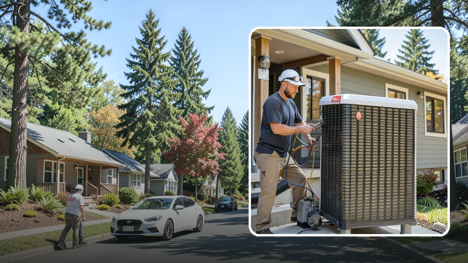 Heat Pump Installation in Orting, Pierce County, WA - We install energy-efficient heat pumps that provide both heating and cooling ideal for the mild Puget Sound climate.