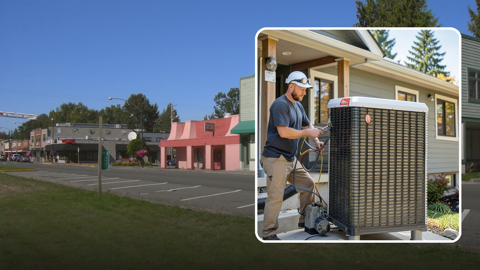 Heat Pump Installation in Snoqualmie, King County, WA - We install energy-efficient heat pumps that provide both heating and cooling ideal for the mild Puget Sound climate.