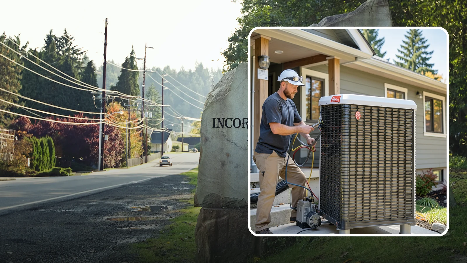 Heat Pump Installation in Wilkeson, Pierce County, WA - We install energy-efficient heat pumps that provide both heating and cooling ideal for the mild Puget Sound climate.