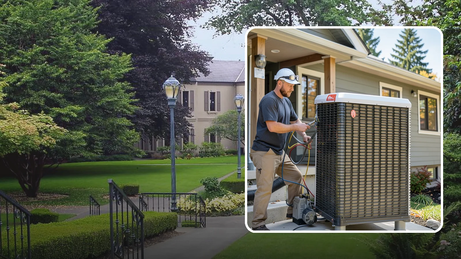 Heat Pump Installation in Woodinville, King County, WA - We install energy-efficient heat pumps that provide both heating and cooling ideal for the mild Puget Sound climate.