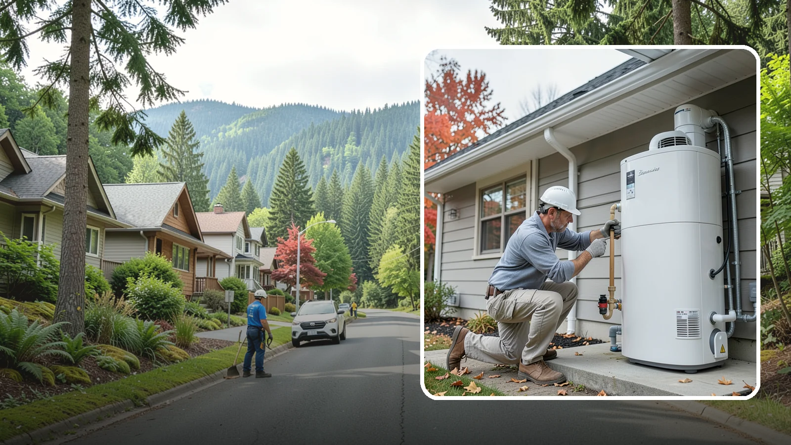 Heat Pump Water Heater Installation in Darrington, Snohomish County, WA - Heat pump water heater installation that heats water using a fraction of the electricity.