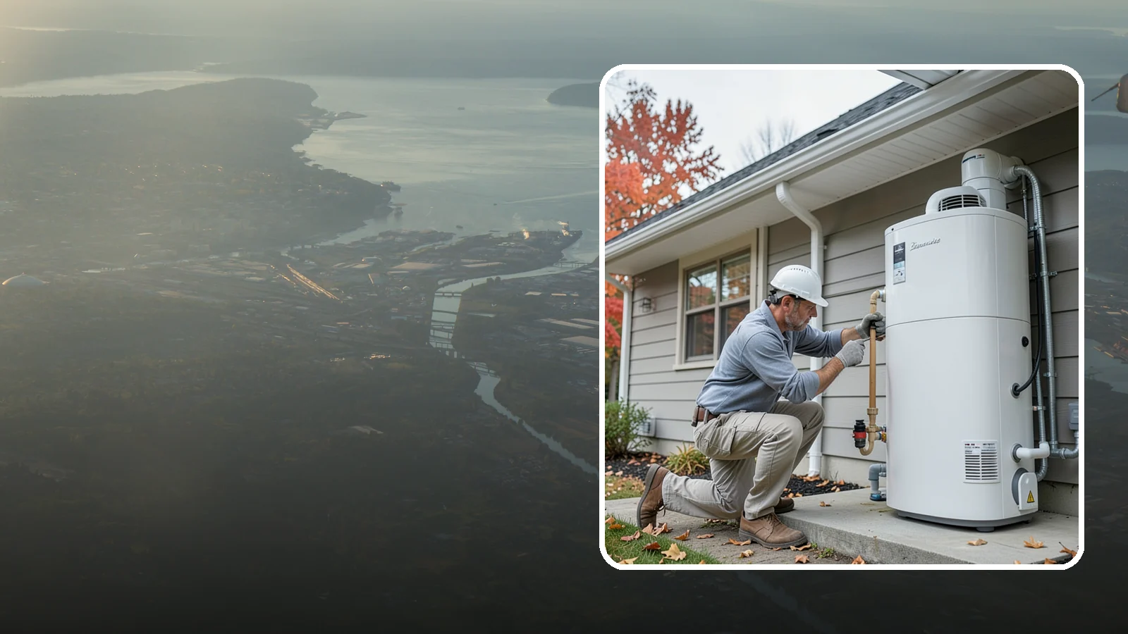 Heat Pump Water Heater Installation in Fife, Pierce County, WA - Heat pump water heater installation that heats water using a fraction of the electricity.