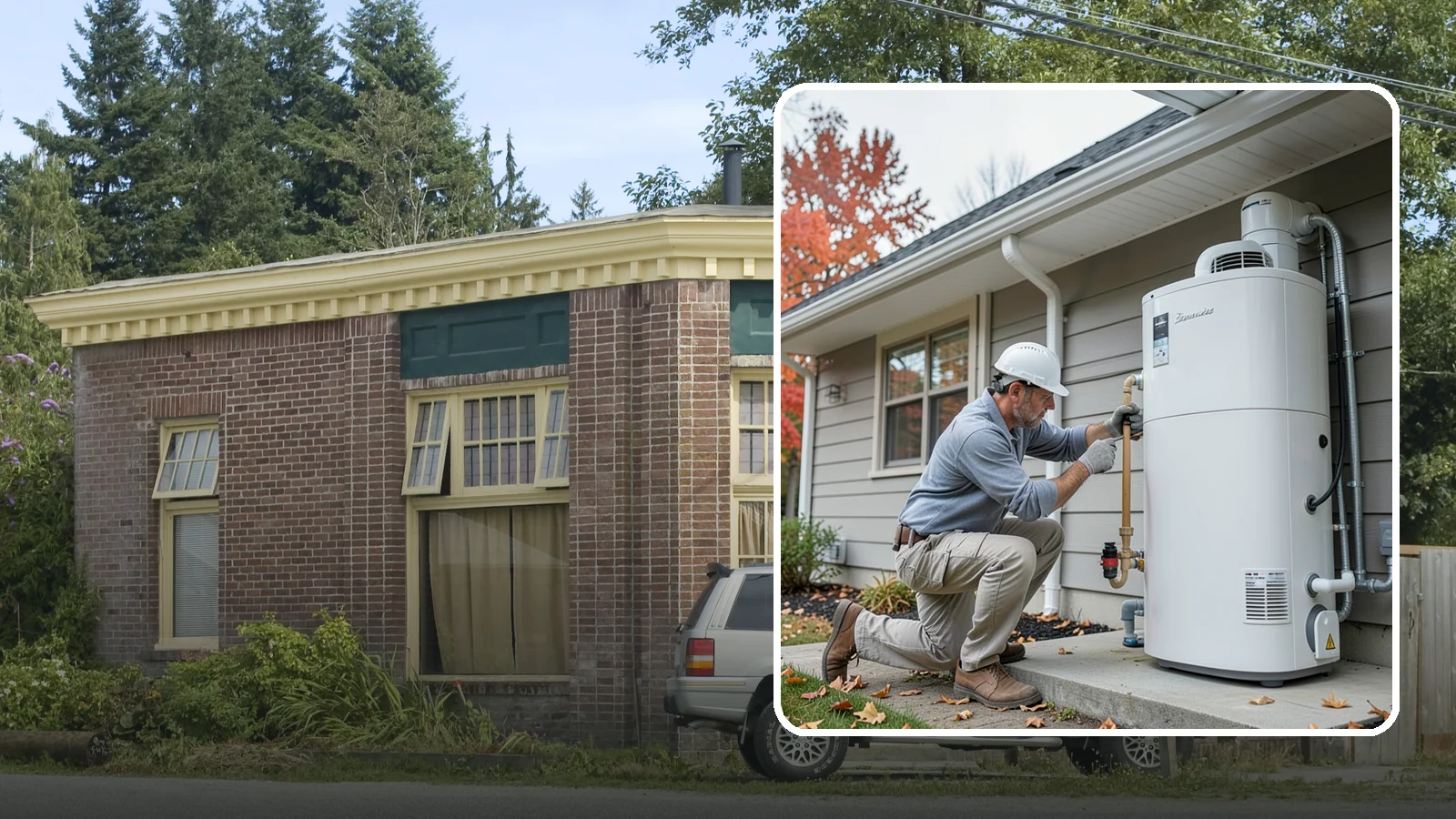 Heat Pump Water Heater Installation in Hamilton, Skagit County, WA - Heat pump water heater installation that heats water using a fraction of the electricity.