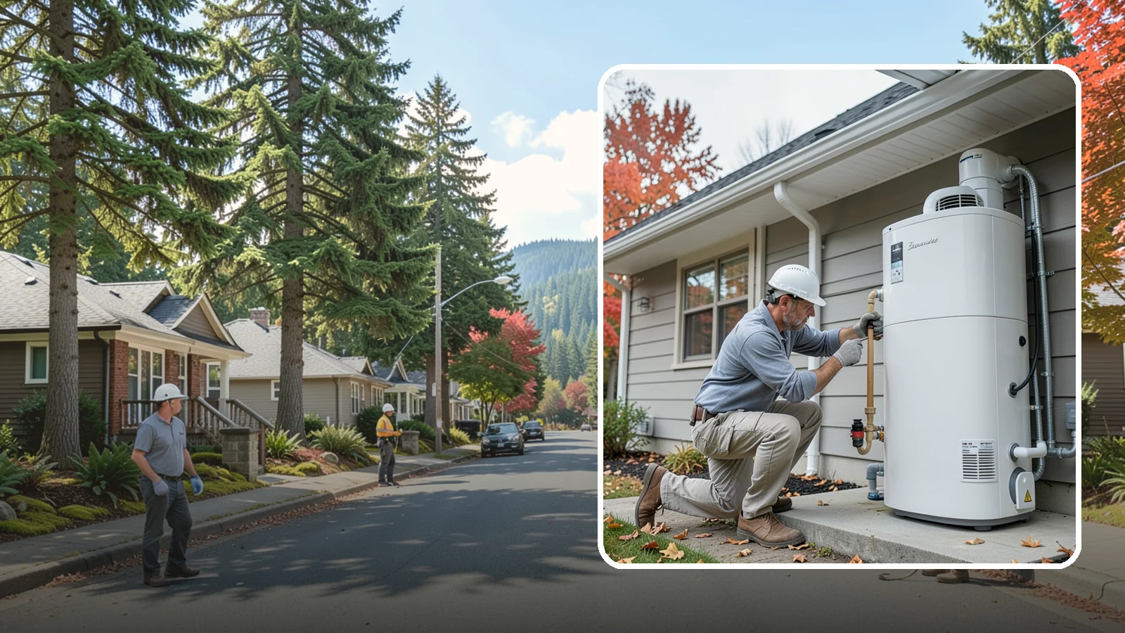 Heat Pump Water Heater Installation in Hunts Point, King County, WA - Heat pump water heater installation that heats water using a fraction of the electricity.