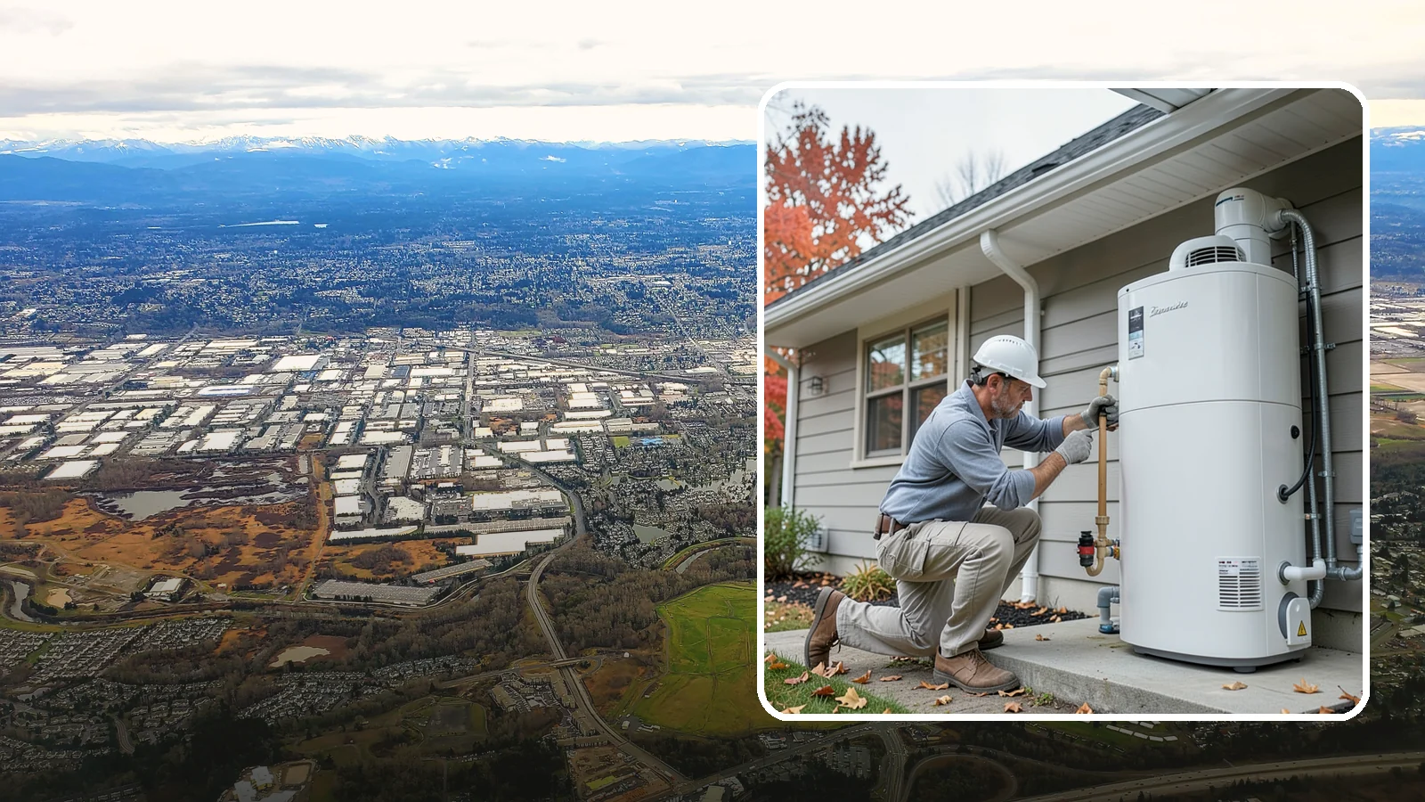 Heat Pump Water Heater Installation in Kent, King County, WA - Heat pump water heater installation that heats water using a fraction of the electricity.