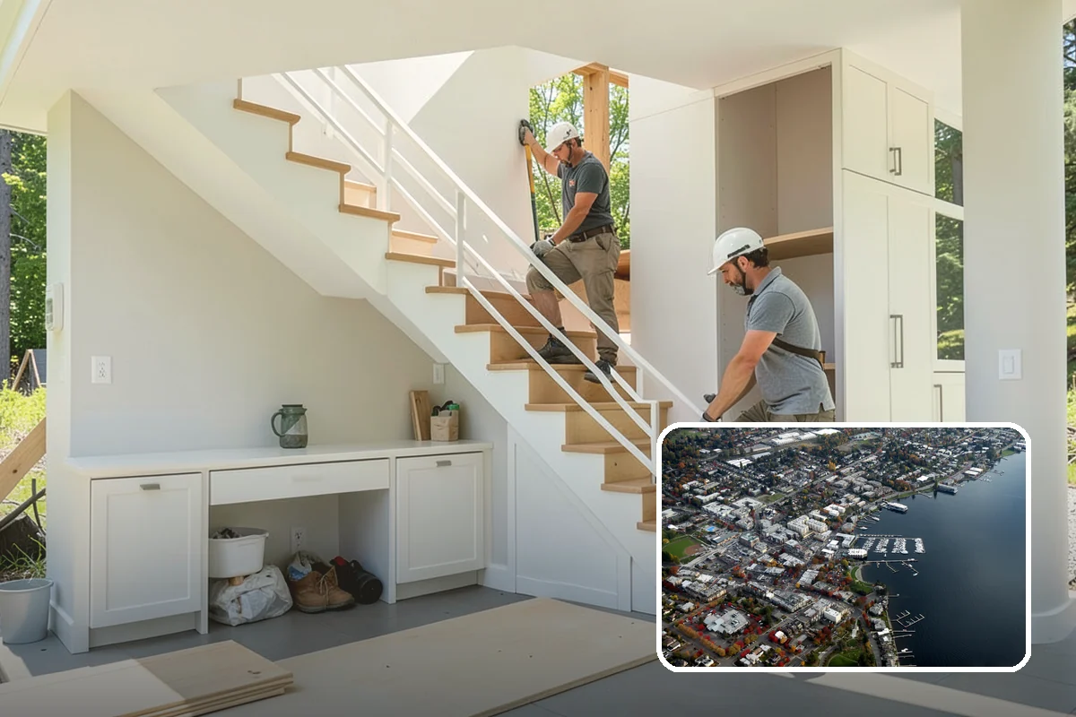 Heat Pump Water Heater Installation in Kirkland, King County, WA - Uses far less electricity than standard tanks