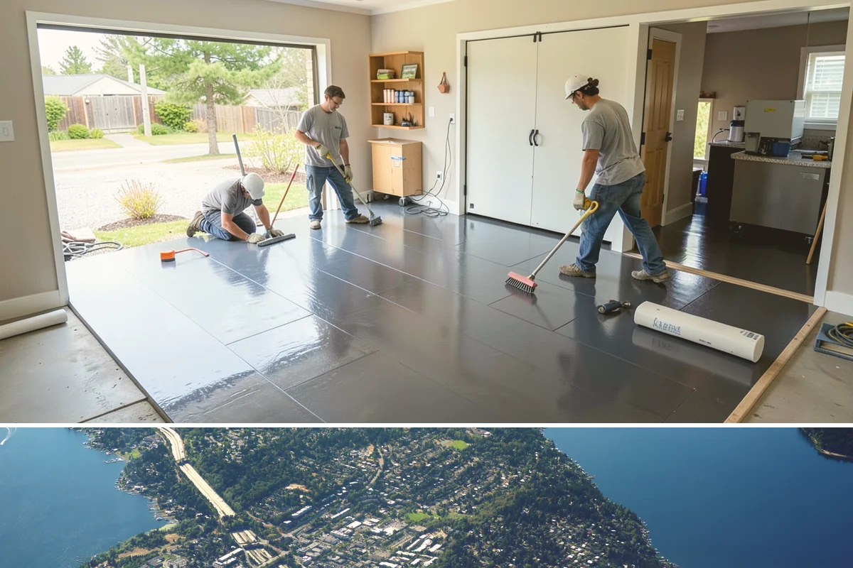 Heat Pump Water Heater Installation in Mercer Island, King County, WA - Indoor installation is unaffected by weather and can be scheduled anytime.
