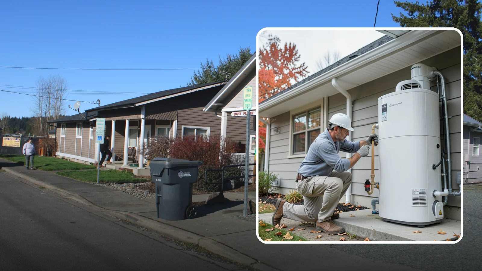 Heat Pump Water Heater Installation in South Prairie, Pierce County, WA - Heat pump water heater installation that heats water using a fraction of the electricity.