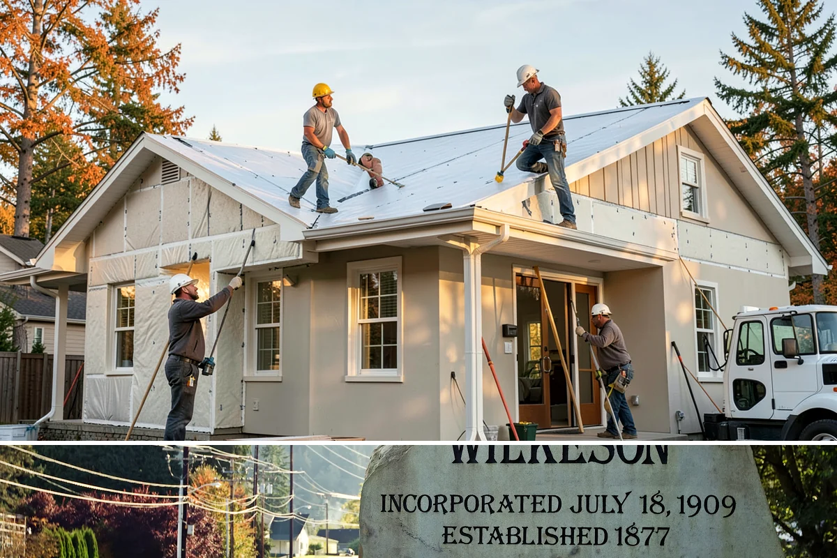 Heat Pump Water Heater Installation in Wilkeson, Pierce County, WA - Indoor installation is unaffected by weather and can be scheduled anytime.
