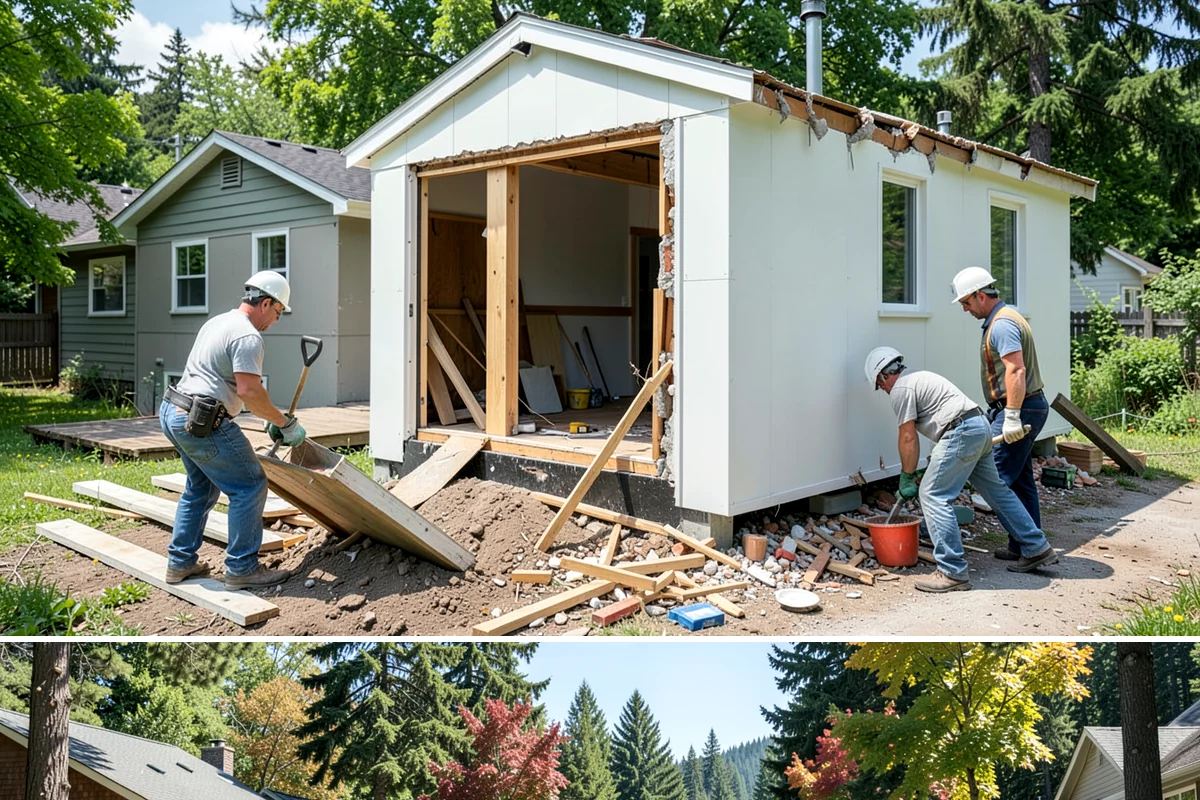Heated Bathroom Floor in Orting, Pierce County, WA - Heated floors are best installed in early fall so the system is ready before the first cold snap.