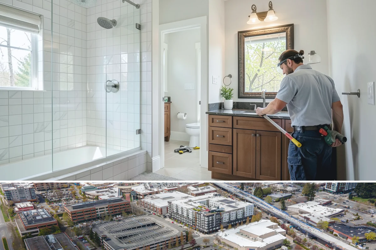 Heated Bathroom Floor in Redmond, King County, WA - Heated floors are best installed in early fall so the system is ready before the first cold snap.