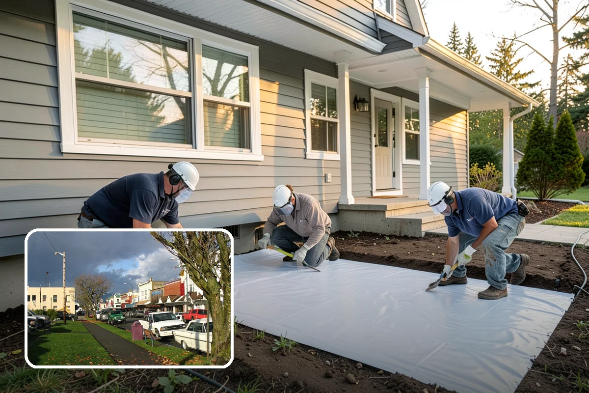Heated Driveway Installation in Arlington, Snohomish County, WA - Automatically melts snow and ice with no shoveling