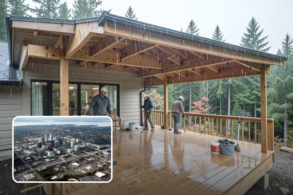 Heated Driveway Installation in Bellevue, King County, WA - Automatically melts snow and ice with no shoveling
