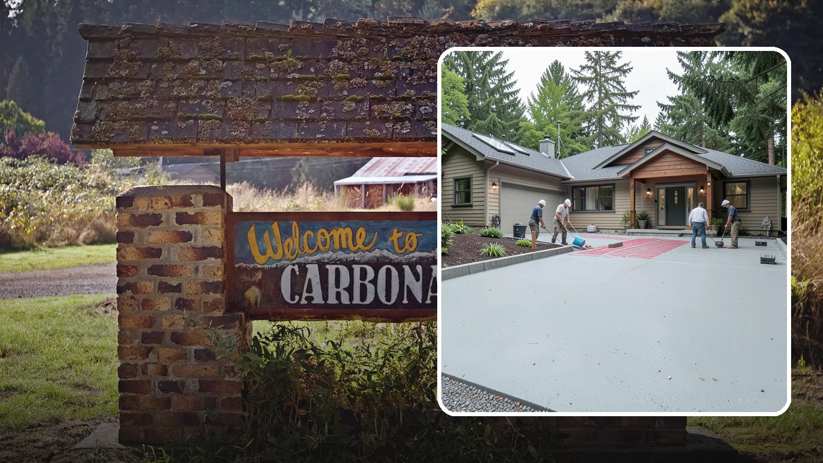 Heated Driveway Installation in Carbonado, Pierce County, WA - Embedding a radiant heating system beneath the driveway to melt snow and ice automatically each winter.