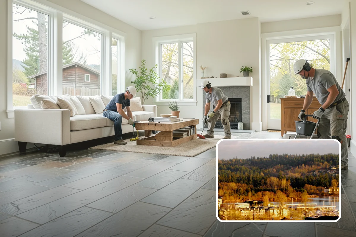 Heated Driveway Installation in Kenmore, King County, WA - Automatically melts snow and ice with no shoveling