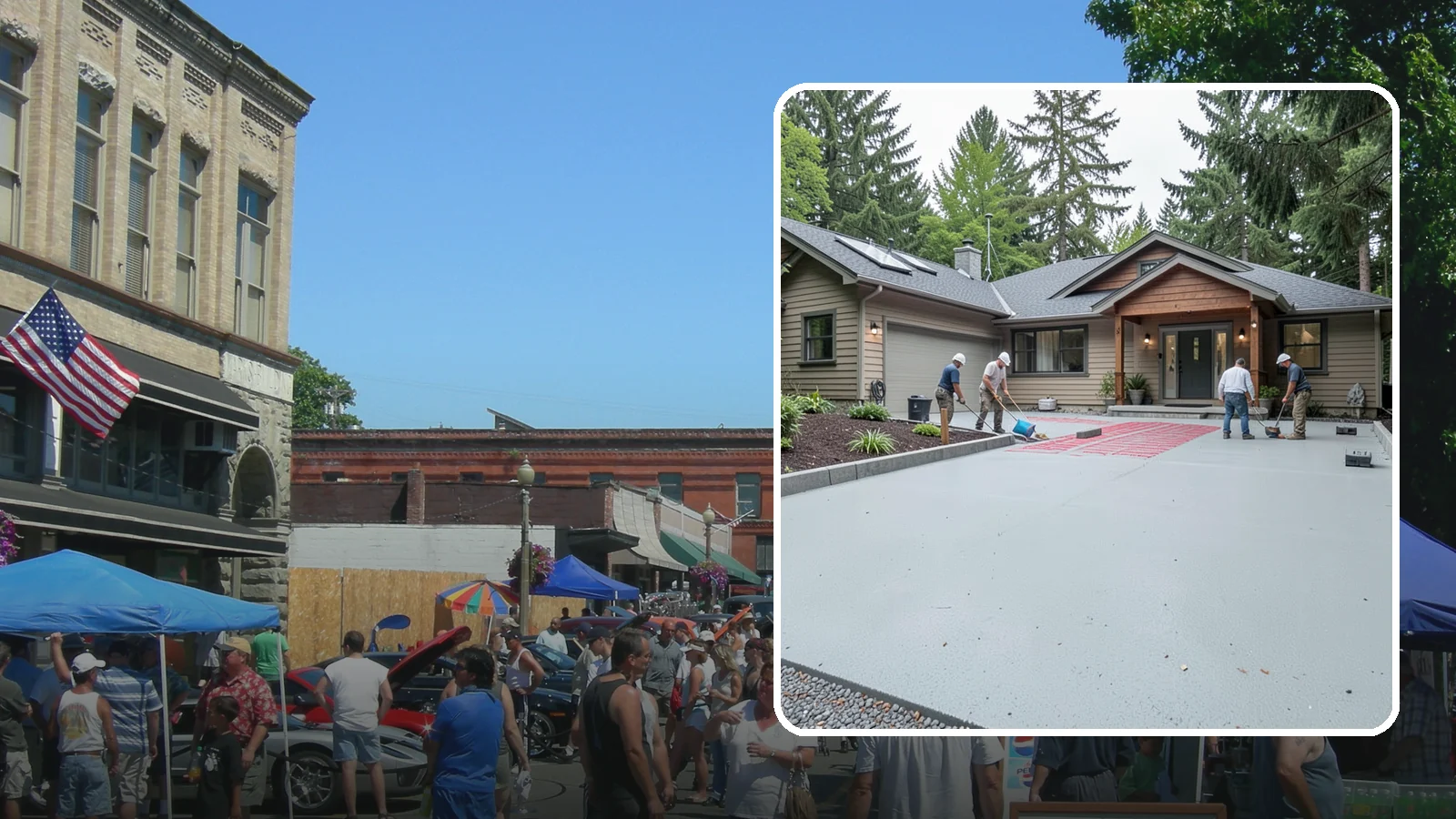 Heated Driveway Installation in Snohomish, Snohomish County, WA - Embedding a radiant heating system beneath the driveway to melt snow and ice automatically each winter.