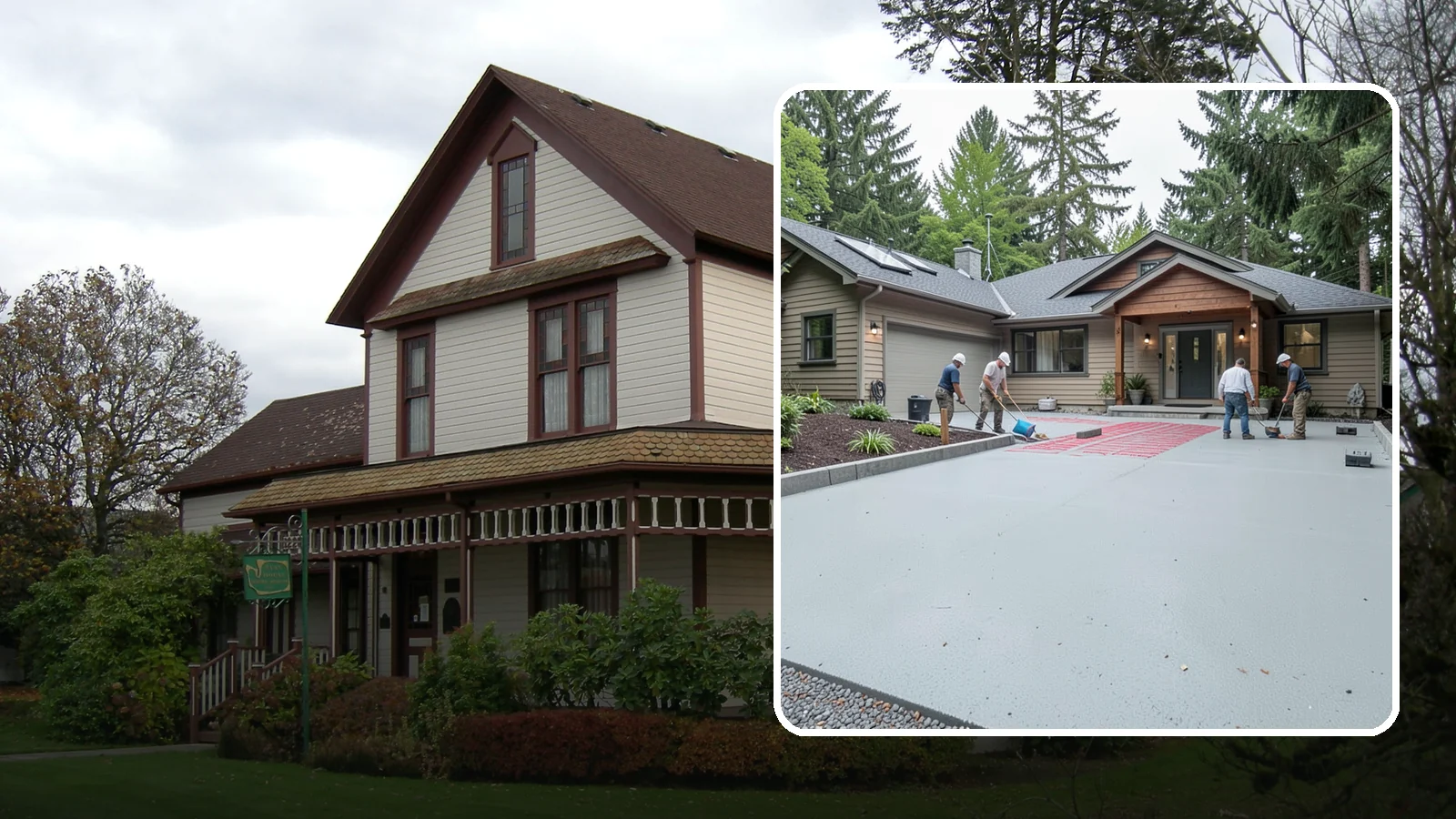 Heated Driveway Installation in Sumner, Pierce County, WA - Embedding a radiant heating system beneath the driveway to melt snow and ice automatically each winter.