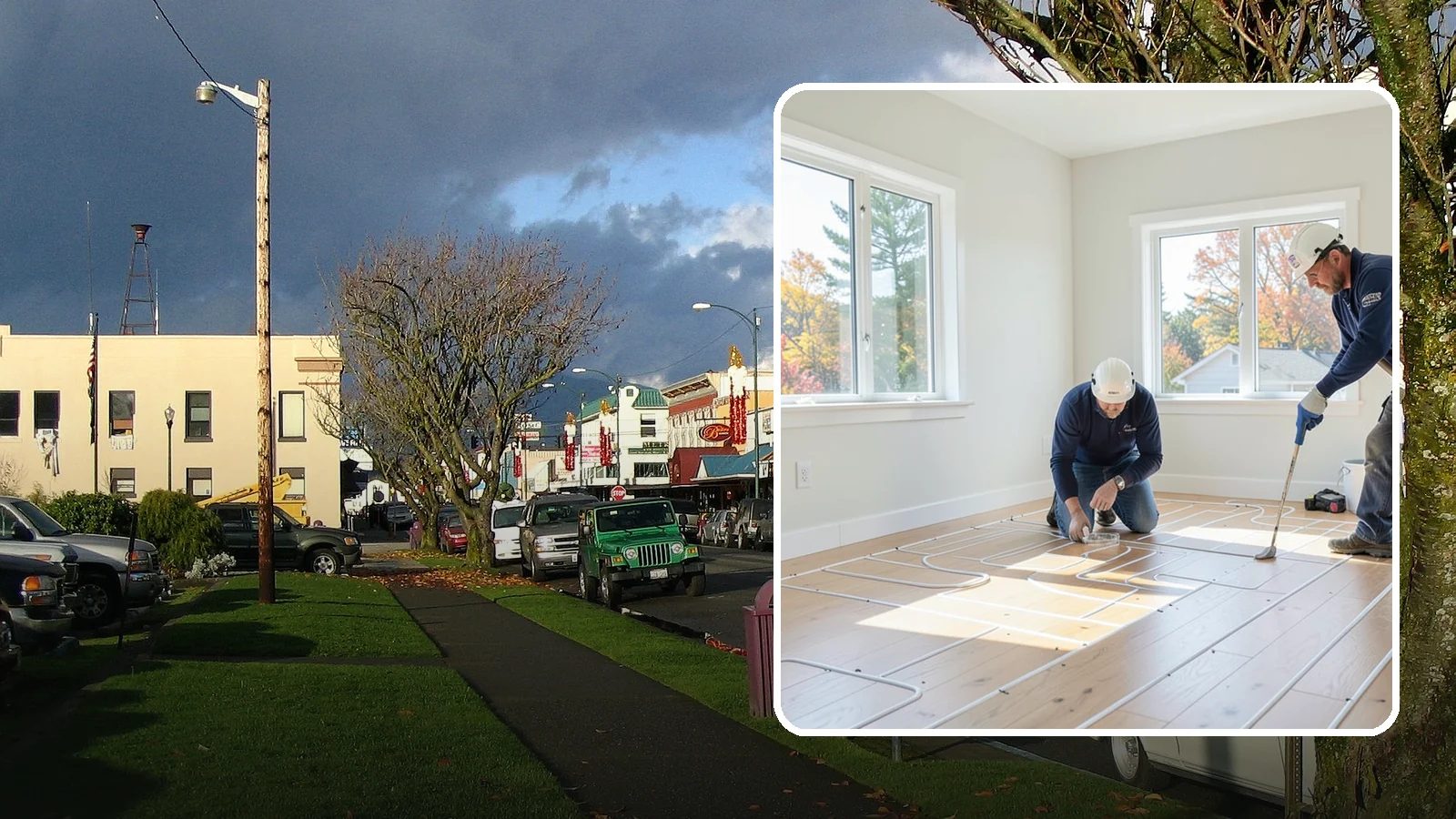 Heated Flooring Installation in Arlington, Snohomish County, WA - Radiant heated flooring installation that delivers cozy, even warmth underfoot through chilly Northwest seasons.