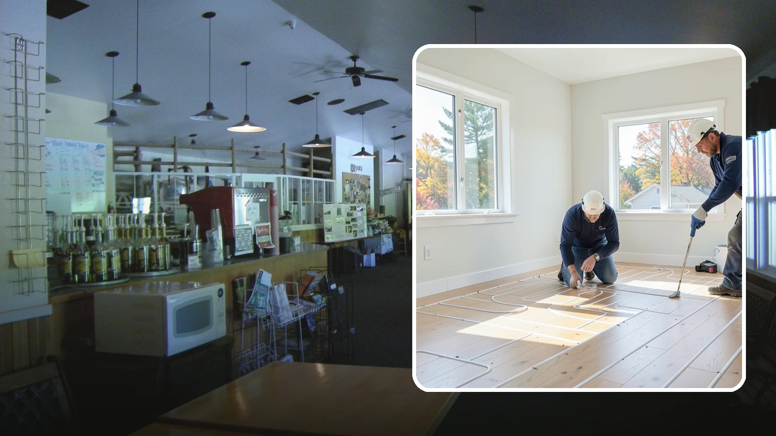 Heated Flooring Installation in Black Diamond, King County, WA - Radiant heated flooring installation that delivers cozy, even warmth underfoot through chilly Northwest seasons.