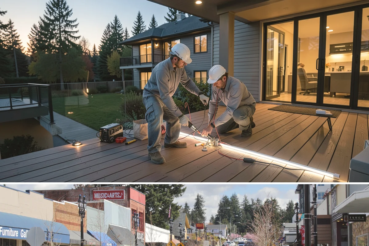 Heated Flooring Installation in Bothell, King County, WA - Fall is a popular time to add heated floors so the system is ready before the coldest, wettest months arrive.
