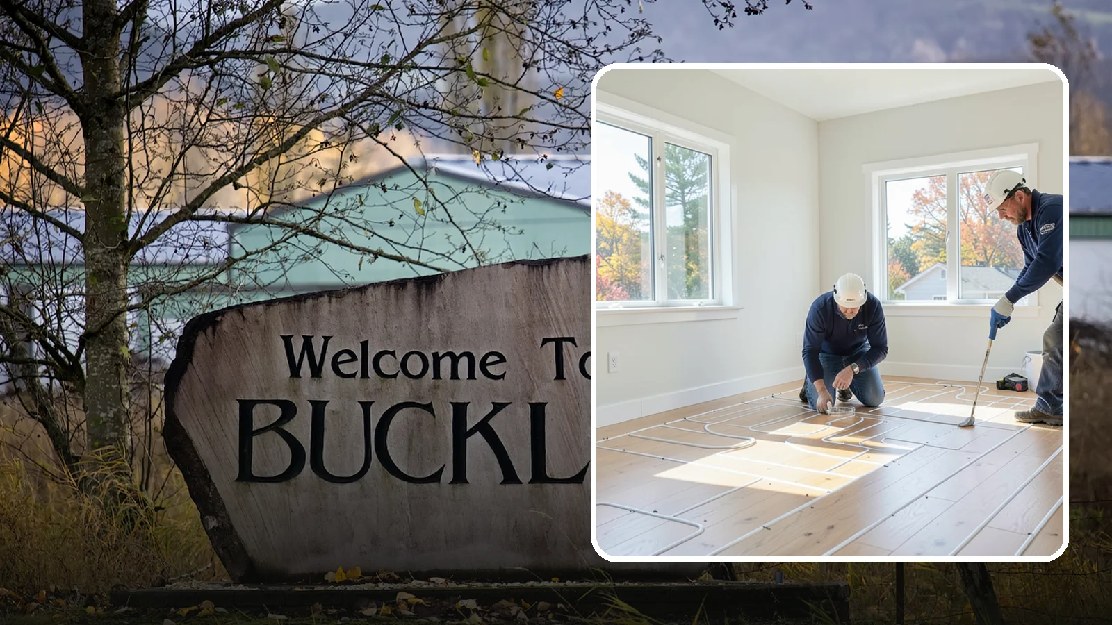 Heated Flooring Installation in Buckley, Pierce County, WA - Radiant heated flooring installation that delivers cozy, even warmth underfoot through chilly Northwest seasons.