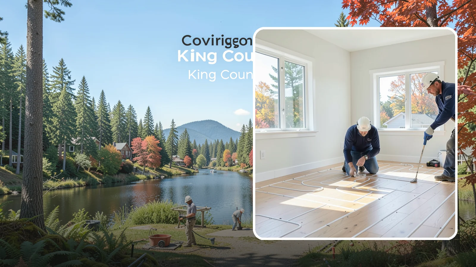 Heated Flooring Installation in Covington, King County, WA - Radiant heated flooring installation that delivers cozy, even warmth underfoot through chilly Northwest seasons.